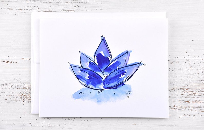794x508 lotus card lotus flower card lotus flower cards yoga etsy - Blue Lotus Flower Drawing