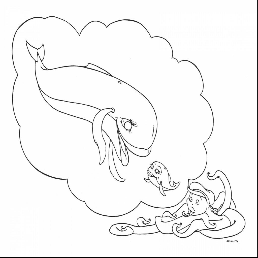 1024x1024 blue whale clipart line art - Blue Whale Line Drawing