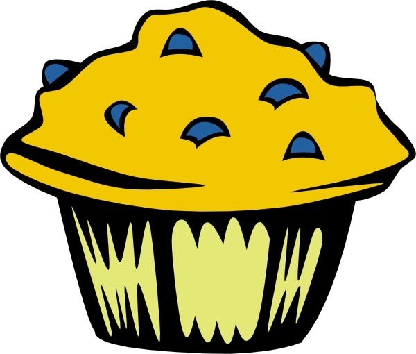 600x510 blueberry muffin clip art free vector in open office drawing - Blueberry Muffin Drawing