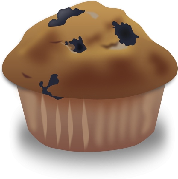 595x600 blueberry muffin free vector in open office drawing - Blueberry Muffin Drawing
