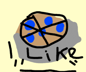 300x250 Blueberry Pie Drawing - Blueberry Pie Drawing