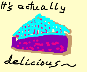 300x250 Blueberry Pie With Latticed Light Blue Crust - Blueberry Pie Drawing