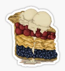 210x230 Blueberry Pie Drawing Stickers Redbubble - Blueberry Pie Drawing