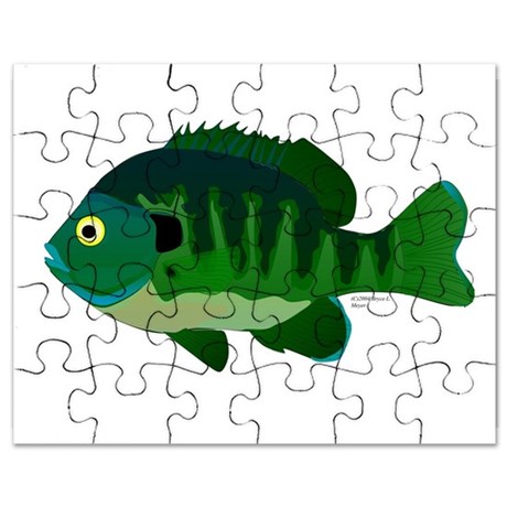 460x460 bluegill puzzles - Bluegill Drawing