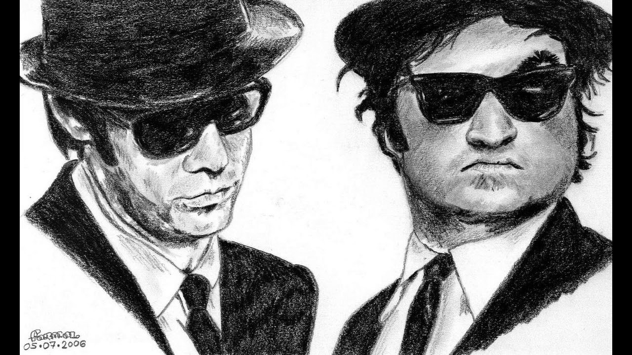1280x720 the blues brothers i don't know - Blues Brothers Drawing