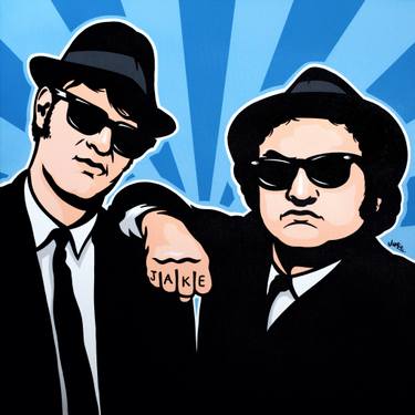 375x375 the blues brothers painting - Blues Brothers Drawing