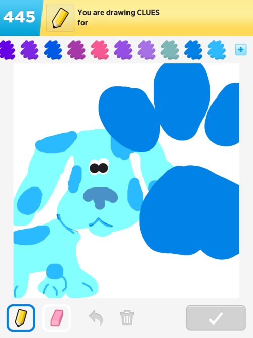 500x667 clues drawings - Blues Clues Drawing