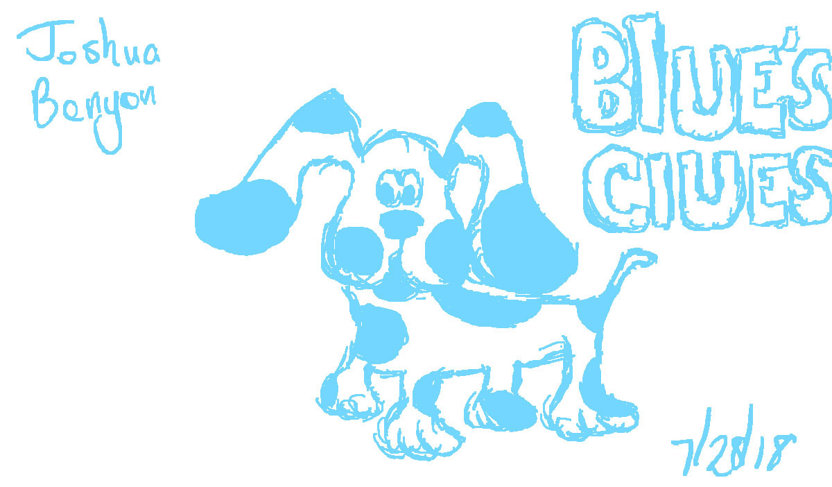 1200x702 joshua benyon - Blues Clues Drawing