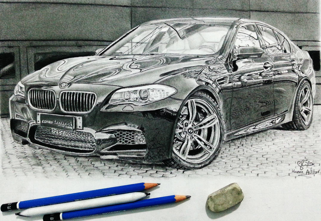 1077x742 bmw car drawing - Bmw Car Drawing