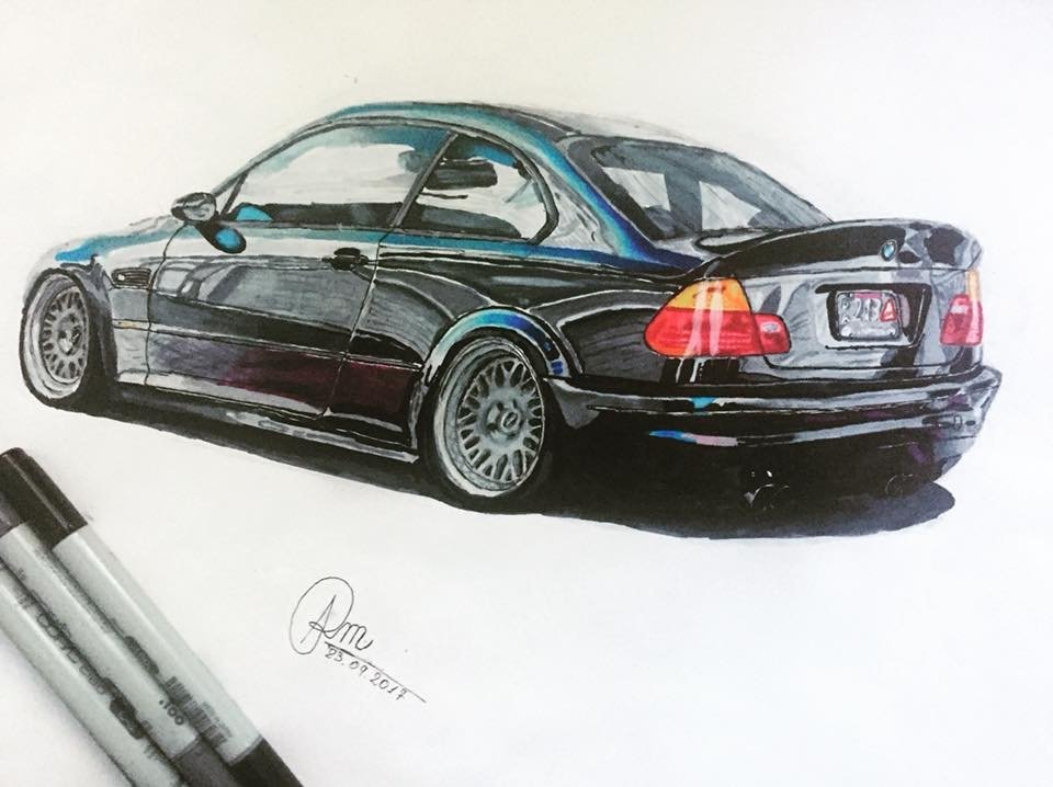 960x718 bmw - Bmw M3 Drawing