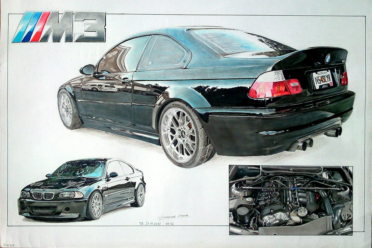 1200x801 bmw - Bmw M3 Drawing