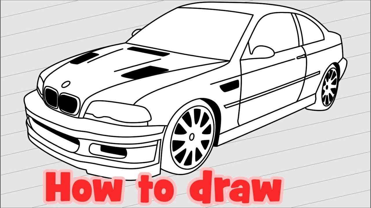 Bmw M3 Drawing at PaintingValley.com | Explore collection of Bmw M3 Drawing