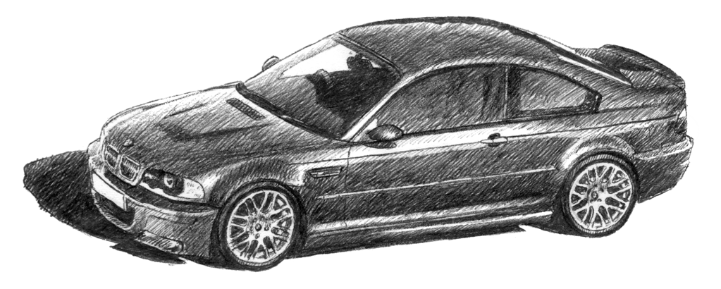 1023x410 my drawing of an bmw - Bmw M3 Drawing