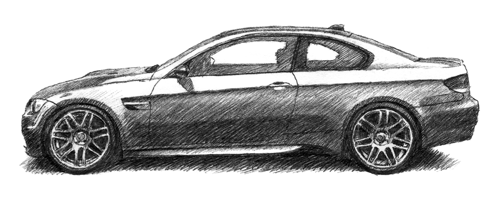 1024x423 my drawing of an bmw - Bmw M3 Drawing