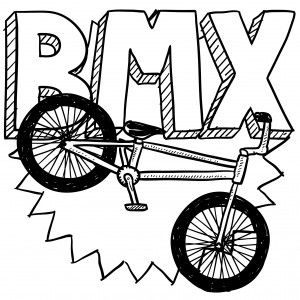 300x300 Bmx Colouring Pages Bmx Bike Drawing At Getdrawings Free - Bmx Bike Drawing