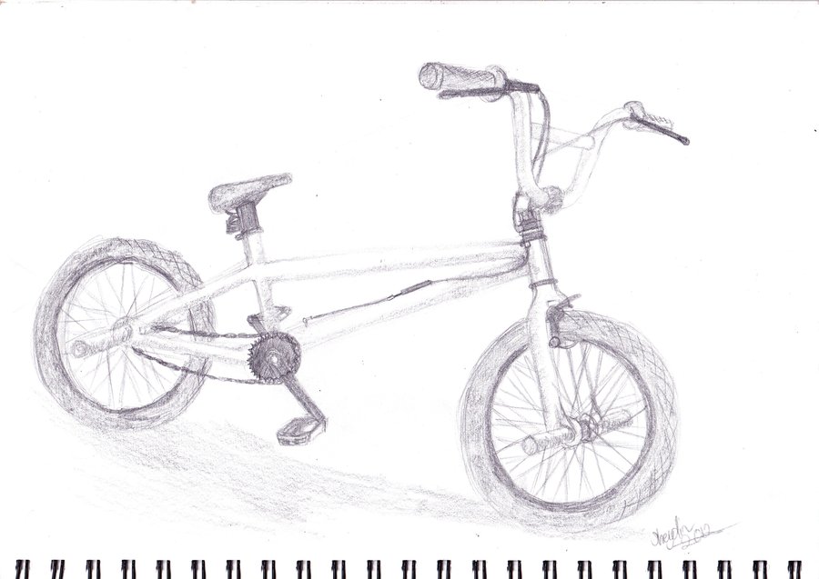 Bmx Bike Drawing at Explore collection of Bmx Bike