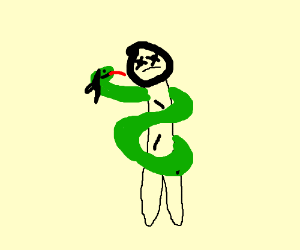 300x250 ninja boa constrictor death squeeze drawing - Boa Constrictor Drawing