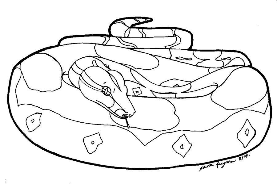 900x613 clip art reptiles snake tattoo, snake, tattoos - Boa Constrictor Drawing