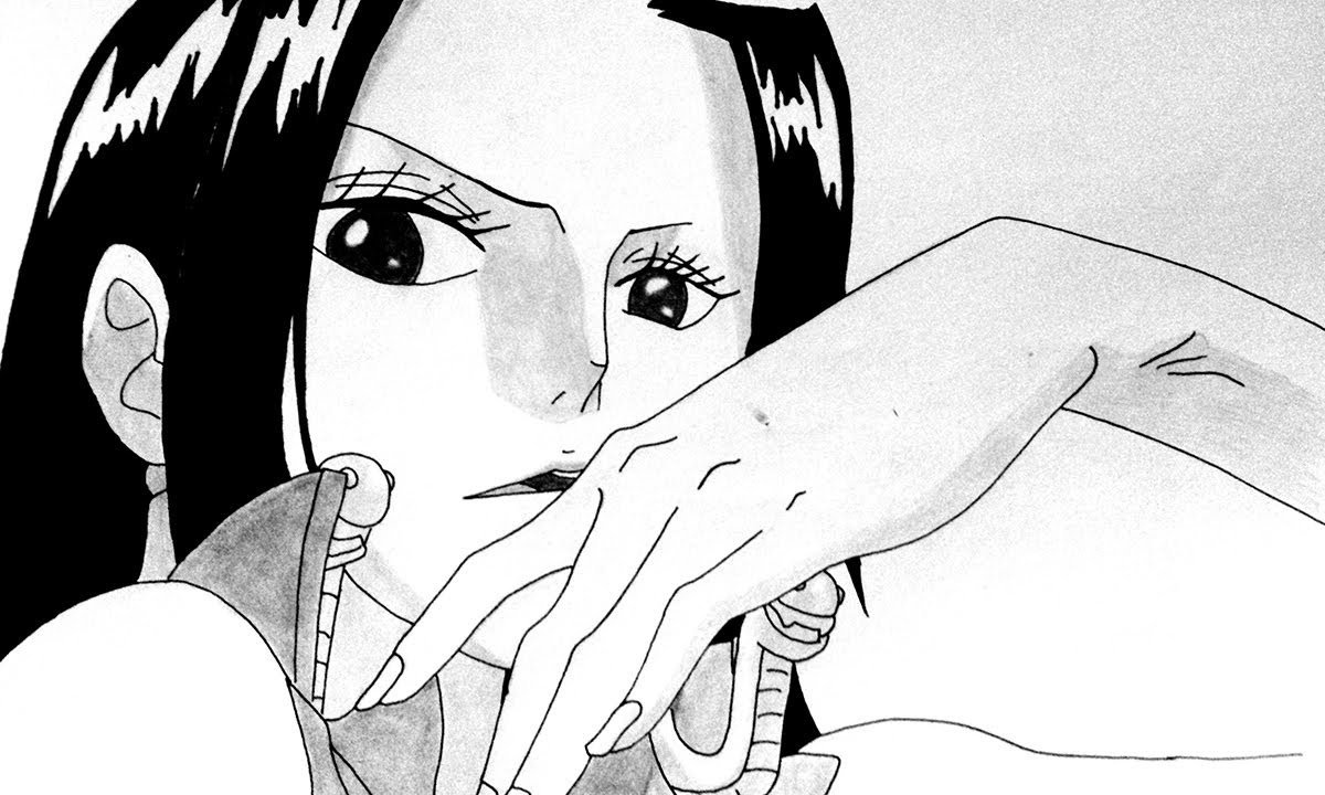 1200x720 one piece how to draw boa hancock - Boa Drawing