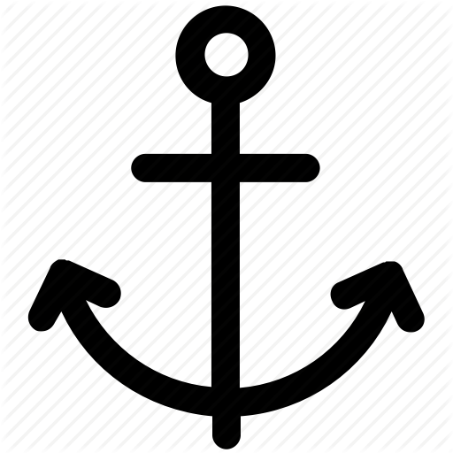 512x512 anchor, boat anchor, naval, sailing boat, sea life, ship anchor icon - Boat Anchor Drawing
