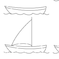 200x200 Boat - Boat Drawing Easy
