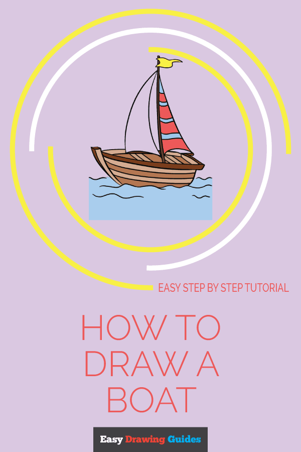 600x900 How To Draw A Boat In A Few Easy Steps Easy Drawing Guides - Boat Drawing Easy