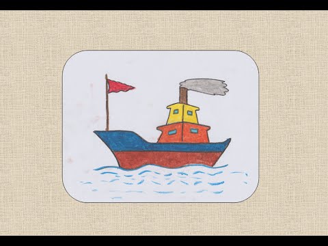 480x360 How To Draw Boat For Kids - Boat Drawing For Kids