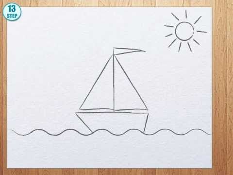 480x360 Huge Collection Of 'ship Drawing For Kid' Download More Than - Boat Drawing For Kids