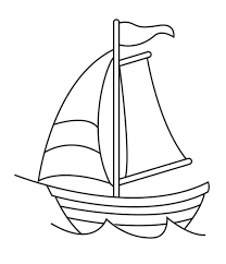 208x242 Image Result For Boat Outline Drawings For Kids Mosaic Pictures - Boat Drawing For Kids