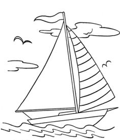 236x275 Lesson Drawing A Boat Art - Boat Drawing For Kids