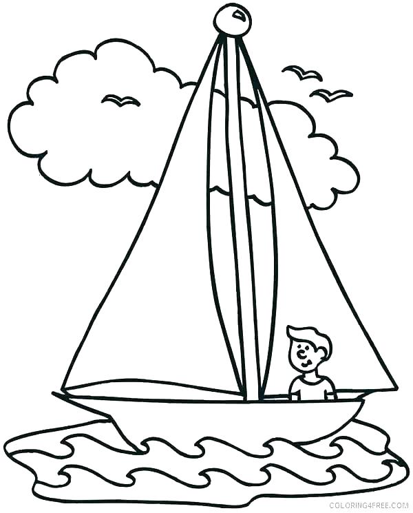 Boat Drawing For Kids at PaintingValley.com | Explore collection of ...