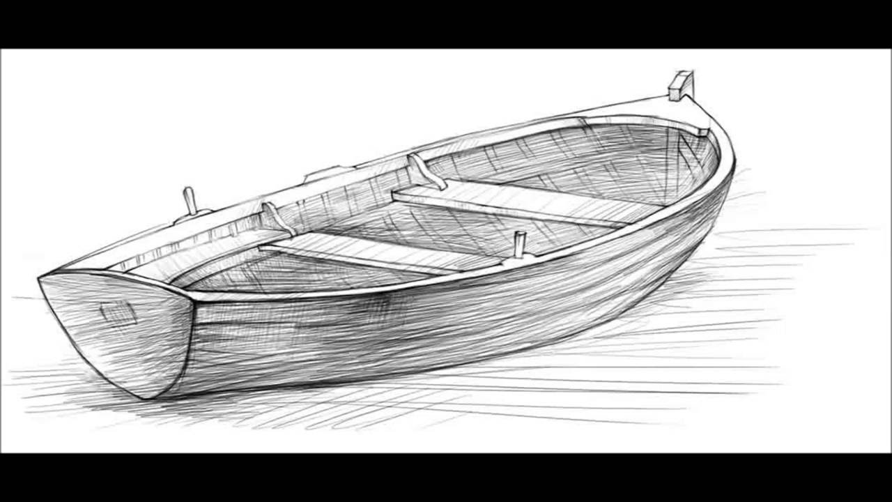 1280x720 Boat Drawing For Free Download - Boat Drawing Images