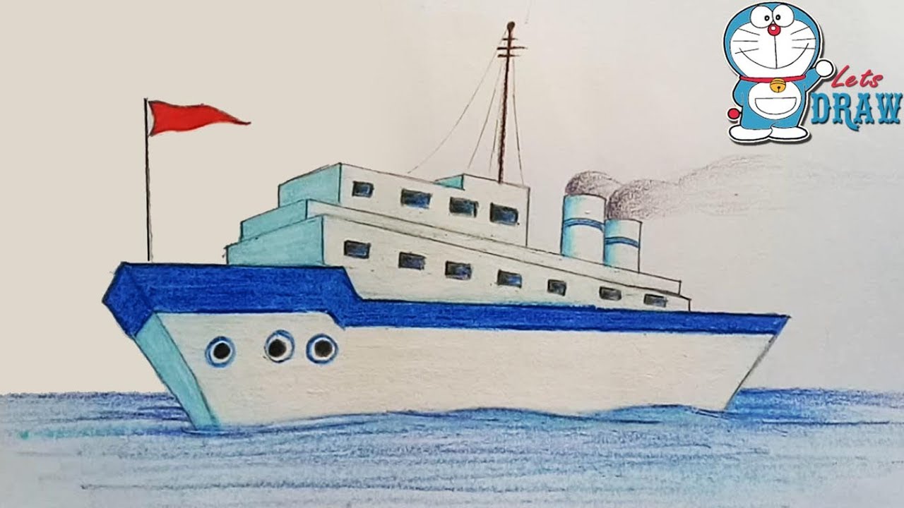 Пароход на английском. Корабль для рисования. Корабль рисунок для детей. Рисование пароход. Рисование корабля для детей.