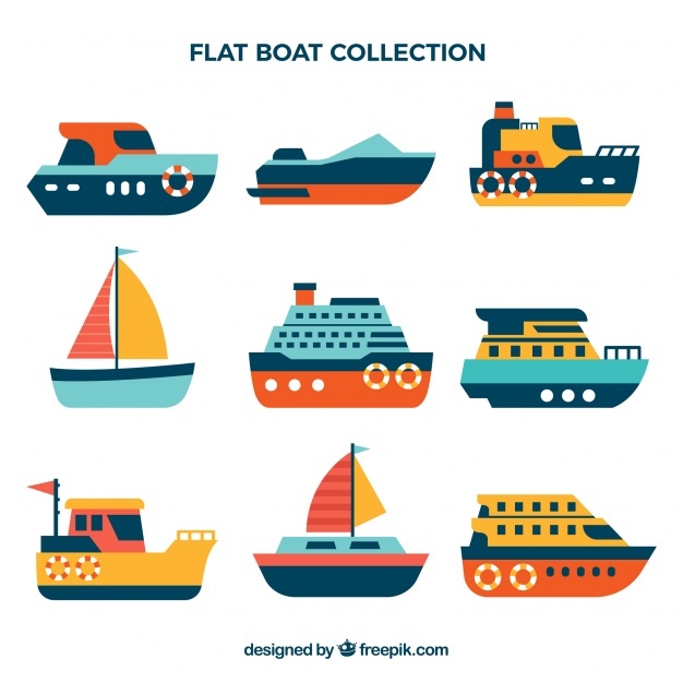 626x626 Boat Vectors, Photos And Free Download - Boat Drawing With Colour