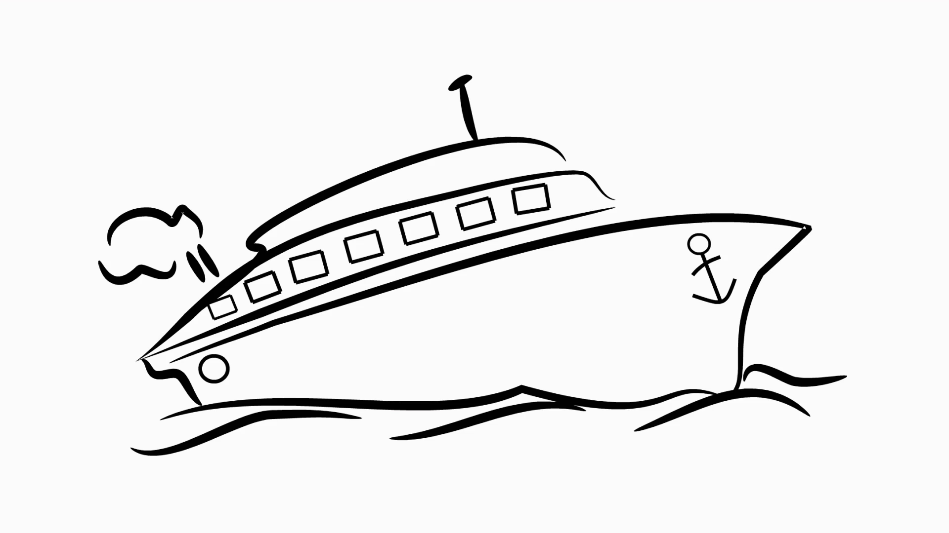 Boat Line Drawing at Explore collection of Boat