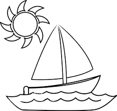 Boat Outline Drawing at PaintingValley.com | Explore collection of Boat ...