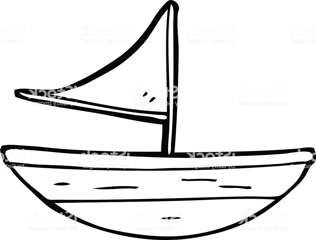 1024x779 Best Free Line Drawing Cartoon Boat Vector Cdr - Boat Pictures Drawing