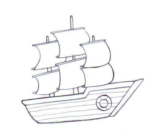 512x454 Draw A Boat A Thread - Boat Pictures Drawing