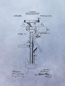 227x300 Boat Propeller Drawings Fine Art America - Boat Propeller Drawing