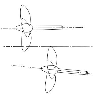 324x341 Some Unconventional Propulsion Arrangements - Boat Propeller Drawing