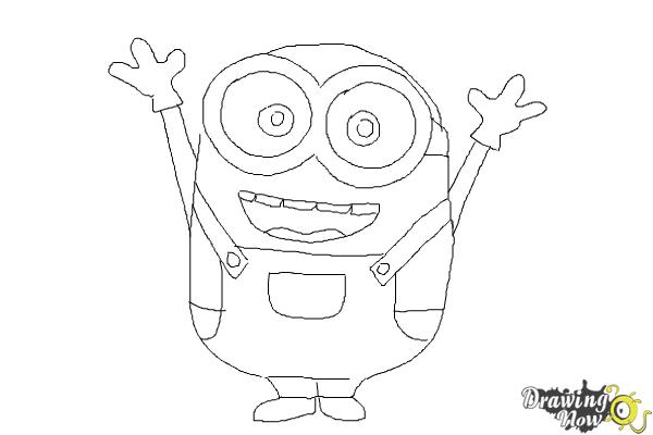 600x400 How To Draw A Minion Step - Bob Drawing