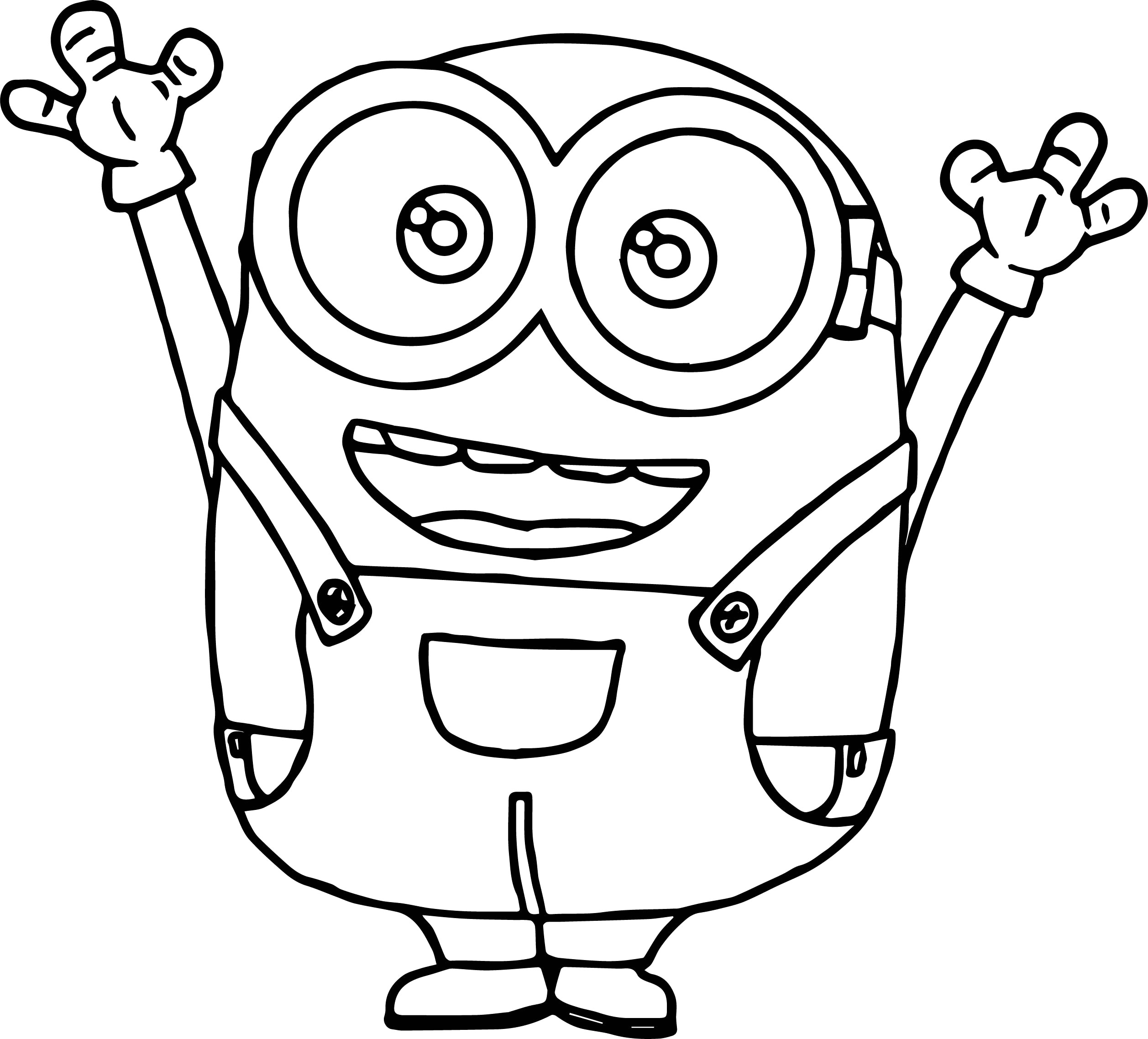 2515x2277 Minions Bob Drawing Minion Coloring - Bob Drawing