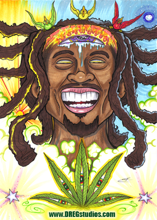 308x432 huge collection of 'bob marley cartoon drawing' download more - Bob Marley Cartoon Drawing