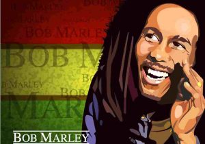 Bob Marley Cartoon Drawing at PaintingValley.com | Explore collection ...