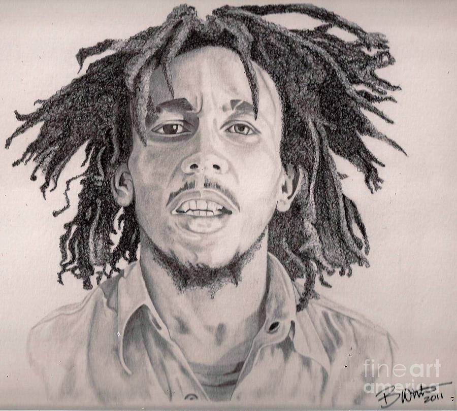 900x810 bob marley drawing - Bob Marley Drawing