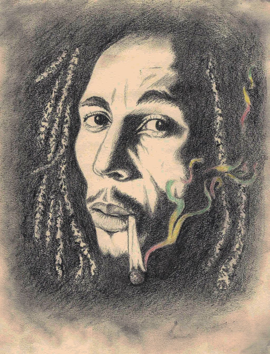 1024x1340 bob marley drawing - Bob Marley Drawing