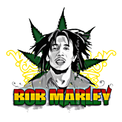 400x400 bob marley transparent png images - Bob Marley Drawing Outline