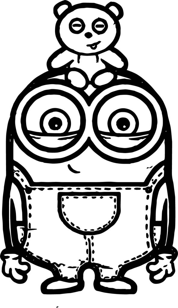 592x1024 Fundamentals Bob Theion Coloring Pages Ofions New Dreaded - Bob Minion Drawing