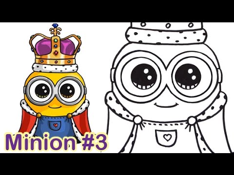480x360 How To Draw Minion King Bob Cute Step - Bob Minion Drawing