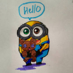 250x250 Bob Minion - Bob Minion Drawing